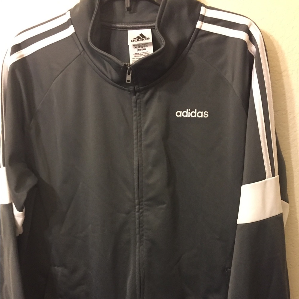 Adidas boys xl adidas tracksuit top jacket - Picture 1 of 4
